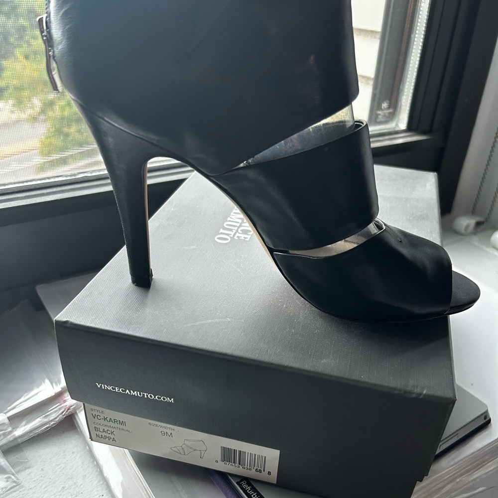 Vince Camuto open heeled bootie